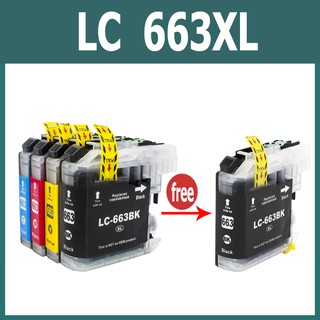 LC 663 หมึก LC663 LC-663 สีดำ LC663 XL LC 663XL LC 663 XL ตลับหมึกสำหรับ Brother MFC-J2320 MFC-J2720