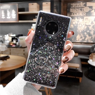 เคส Huawei Mate 40 Pro Plus Mate 40 30 20 10 Pro Mate 20X วิบวับ กลิตเตอร์ ซิลิโคน ส่องแสง เลื่อม ใส เคสโทรศัพท์