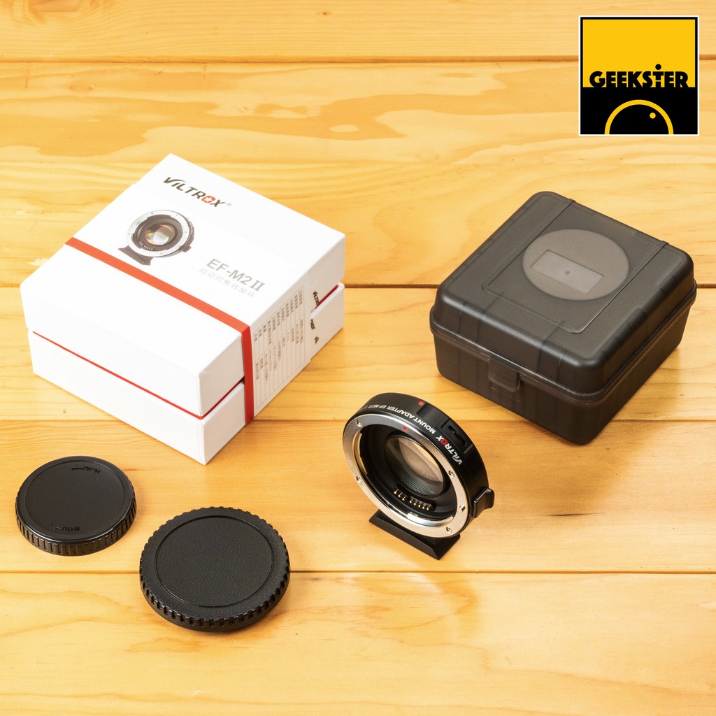 Viltrox EF-M2 II เมาท์แปลง Canon - Olympus Lumix m43 Speed Booster Auto Focus Lens Adapter ( EF - M2 MK2 )