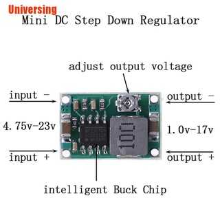 (Universing) ตัวแปลงแรงดันไฟฟ้า 3A Mini Dc-Dc 5V-23V To 3.3V 6V 9V