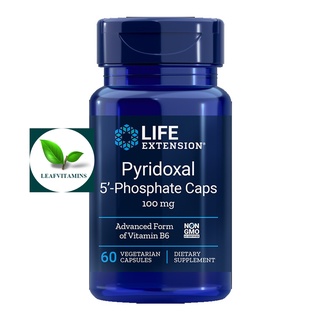 Life Extension  Pyridoxal 5-Phosphate ( Special form for Vitamin B6 ) 100 mg / 60 Vegetarian Capsules