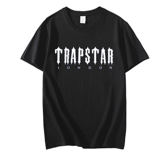 เสื้อยืดครอปเสื้อยืดแขนสั้นลําลอง คอกลม พิมพ์ลายการ์ตูนอนิเมะ Trapstar แฟชั่นฤดูร้อน สําหรับผู้ชาย และผู้หญิง 2022S-5XL