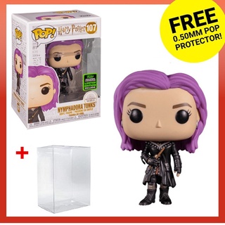 Funko POP! ฟิกเกอร์ไวนิล Harry Potter Nymphadora Tonks ECCC 2020 พร้อมตัวป้องกัน