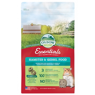 Oxbow Hamster & Gerbil Food (1 lb/454g) อาหารเม็ดสำหรับหนูแฮมสเตอร์และเจอร์บิล