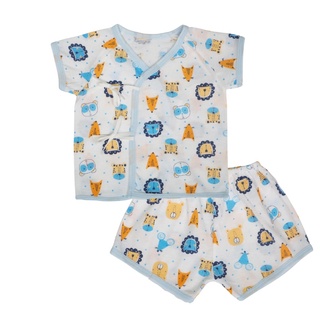 Natty punn ชุดเสื้อผ้ายืด COTTON 100%แบบผูกหน้า ไหล่สโลป กุ๊นรอบตัว