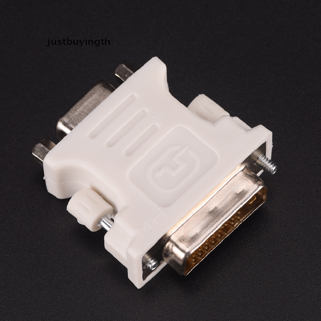 [JBTH] ขายดี อะแดปเตอร์หน้าจอคอมพิวเตอร์ดิจิทัล DVI-D Dual Link Male 24+1 to VGA Female [JB]