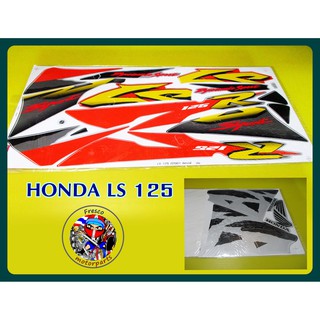 สติกเกอร์ชุด HONDA LS 125- ปี 2001 ติดรถสีเงิน