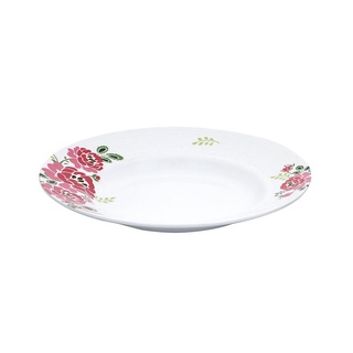 จานลึกเมลามีน 9.5 นิ้ว SUPERWARE LOVE ROSIE อุปกรณ์ใส่อาหาร DEEP MELAMINE PLATE SUPERWARE LOVE ROSIE 9.5"