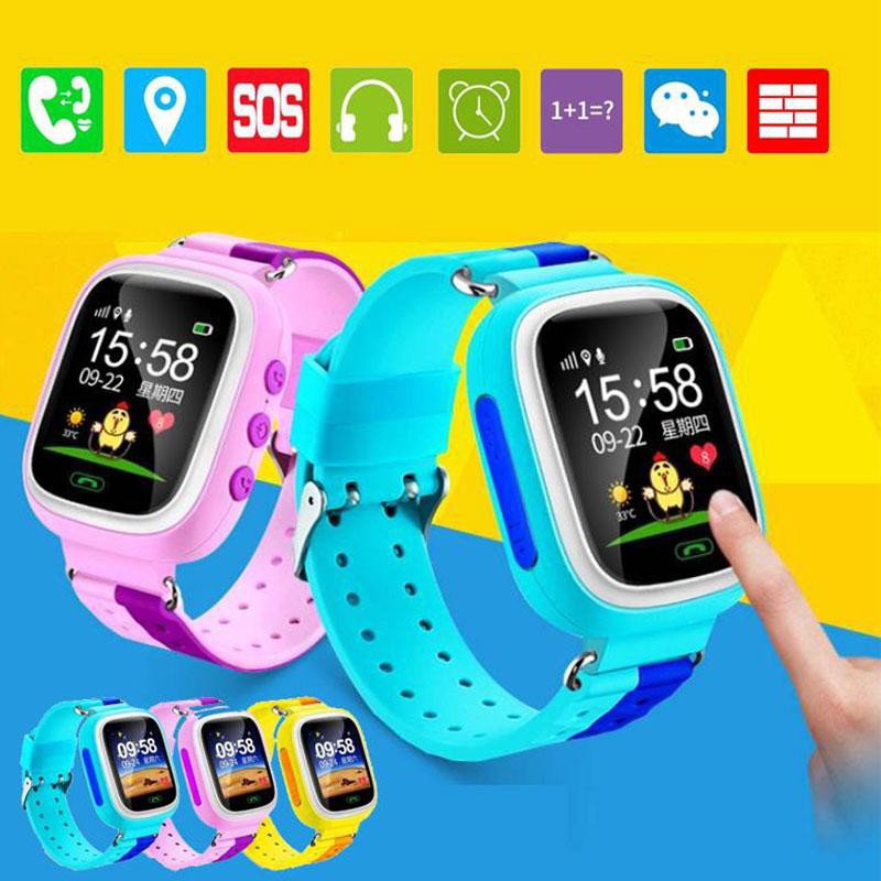 Kids Smart GPS Watch 400mAh Phone Call Pedometer Phonebook Android IOS Phone