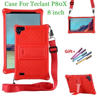 Ready Stock เคสโทรศัพท์มือถือซิลิโคนสําหรับ for Teclast P80X P80H 8.0 inch Tablet PC Stand Anti-Drop Protection Silicone Case