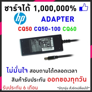 สายชาร์จโน๊ตบุ๊ค HP Adapter CQ40 DV4 19V 4.74A  หัว 7.4*5.0 สเปคแท้ รุ่น CQ35 HP DV5 HP 440 Envy 14 อีกหลายรุ่น