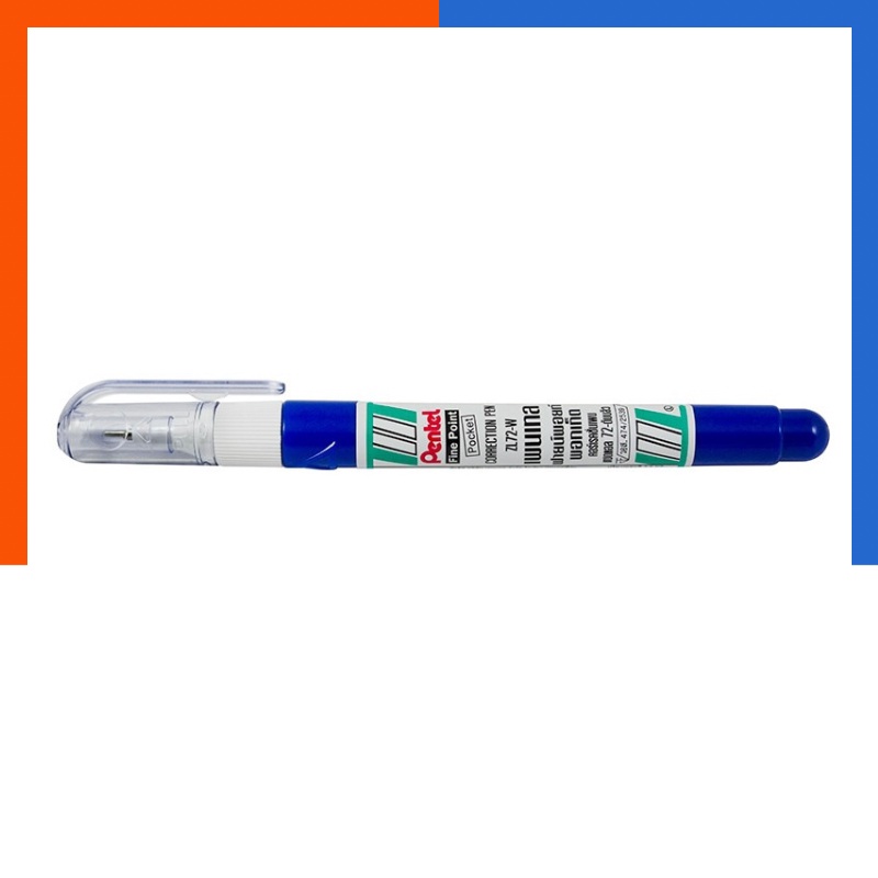 Pentel (เพนเทล) ลิควิด ปากกาลบคำผิด น้ำยาลบคำผิด 4.2มล. #ZL72-W ลิควิดเพนเทล