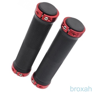 1 Pair Handlebar Grips Bicycle Road Mountain Bike Handle Double Lock on Aluminium Alloy Bike Handlebar Hand  【broxah】