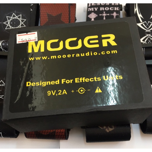 (ฟรีค่าขนส่ง)Mooer ตัวแปลงไฟเพดเดิ้ล รุ่น 9V Adapter - Black(แถมสายแจ็ค 3 เมตร 1เส้น)