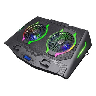 NUBWO NX-F2 SINDEL Gaming Cooling Pad พัดลมระบายความร้อนโน๊ตบุ๊ค - (ฺBlack)