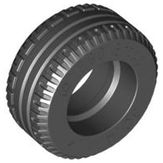 Lego part (ชิ้นส่วนเลโก้) No.58090 Tire 30.4 x 14 Solid