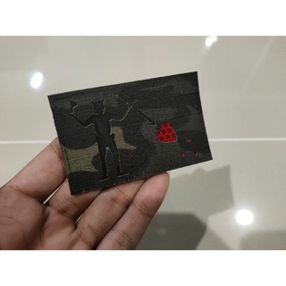 blackbeard patch อาร์มสะท้อนแสง seal team ขนาด 5*8 cm