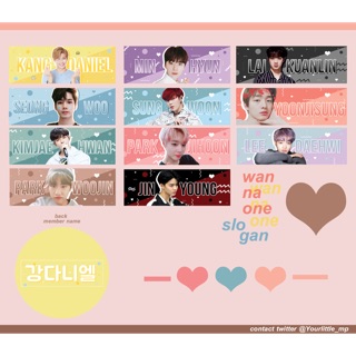 Wannaone Sloganset