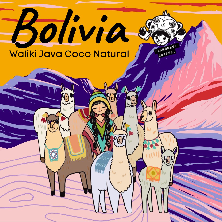 Tanmonkey Coffee Micro-lot เมล็ดกาแฟคั่ว Bolivia Java Coco Natural 100g