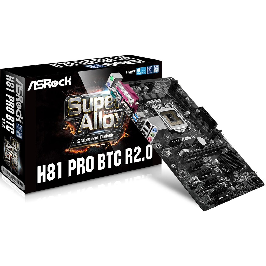 Mainboard(เมนบอร์ด) ASROCK H81 PRO BTC LGA 1150