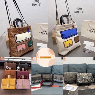 MS COACH c2155-1 21108 c51775 13” /sn กระเป๋าแบรนด์เนม กระเป๋าปั้มแบรนด์👛