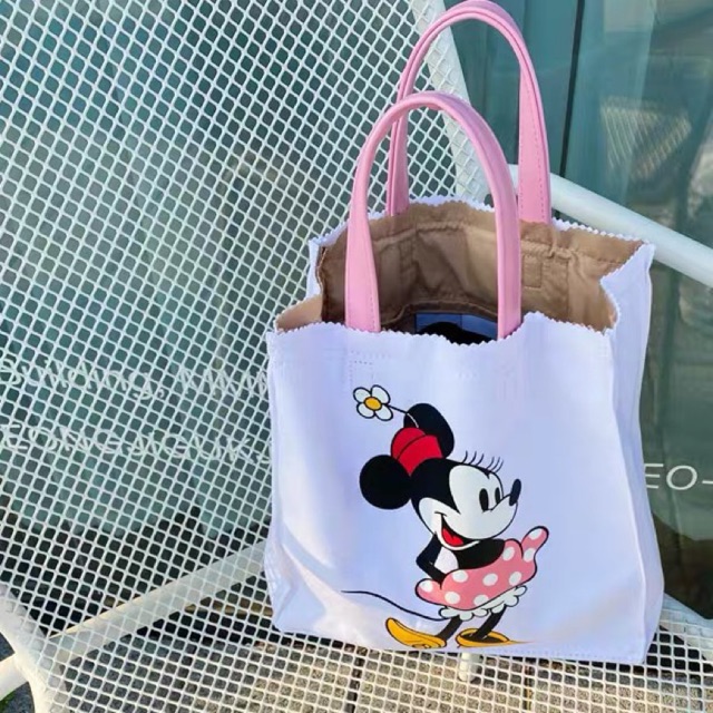 MICKEY TOLE BAG กระเป๋าผ้าแคนวาส กระเป๋ามิกกี้