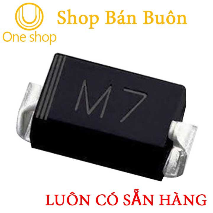 ไดโอด 1N4007 SMD ( M7 ) 1000V 1A