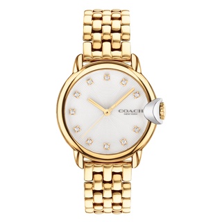 COACH Arden รุ่น CO14503819 นาฬิกาข้อมือผู้หญิง สายสแตนเลส สีทอง หน้าปัด 32 มม.