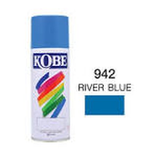 สีสเปรย์อเนกประสงค์ #942 สีฟ้าเข้ม KOBE RIVER BLUE 400cc