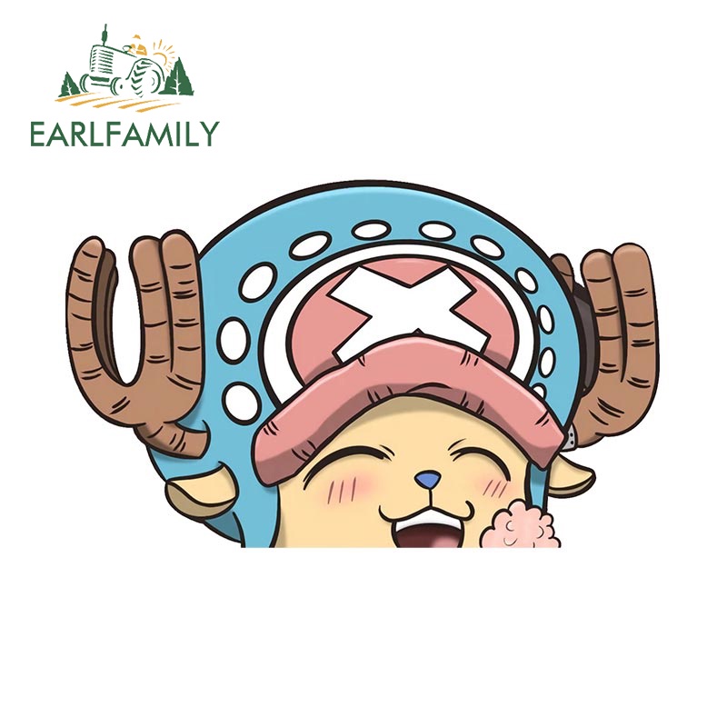 Earlfamily สติกเกอร์ ลายอนิเมะ ONE PIECE JDM 13 ซม. x 8 ซม. สําหรับติดตกแต่งรถยนต์ แล็ปท็อป รถจักรยานยนต์ - รูปที่ 6