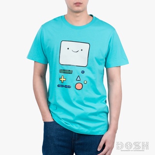 DOSH:MENS T-SHIRTS เสื้อยืดคอกลม แขนสั้น สีเขียวมิ้น ลิขสิทธิ์ADVENTURE TIME รุ่นDATMT5011-GR