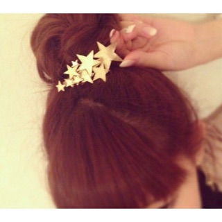 พร้อมส่ง กิ๊บติดผมกลุ่มดาวสีทอง