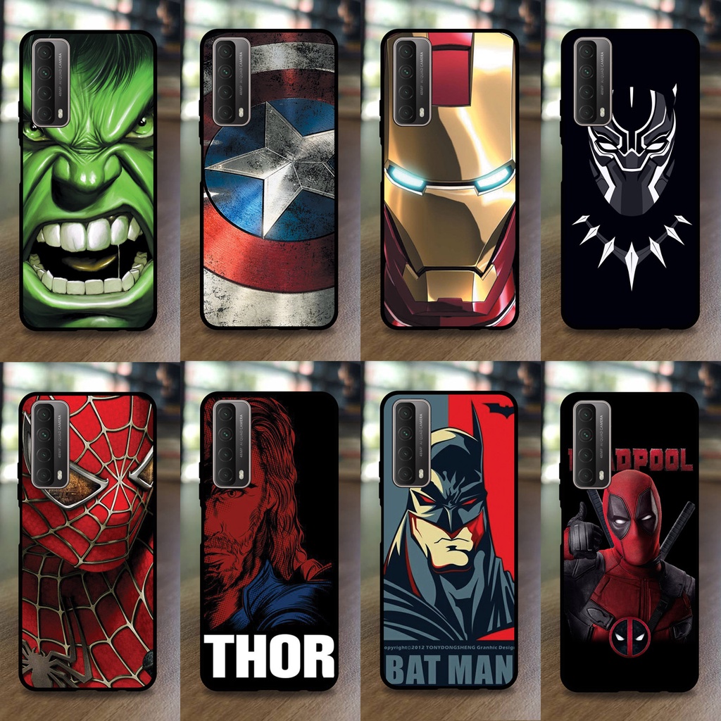 เคส Huawei Y7A ลายฮีโร่ ขอบนิ่มหลังแข็ง เคสมือถือ เคสโทรศัพท์ Case เคส TPU ขอบนิ่มหลังแข็ง ไม่ขูดตัวเครื่อง ไม่กัดขอบ