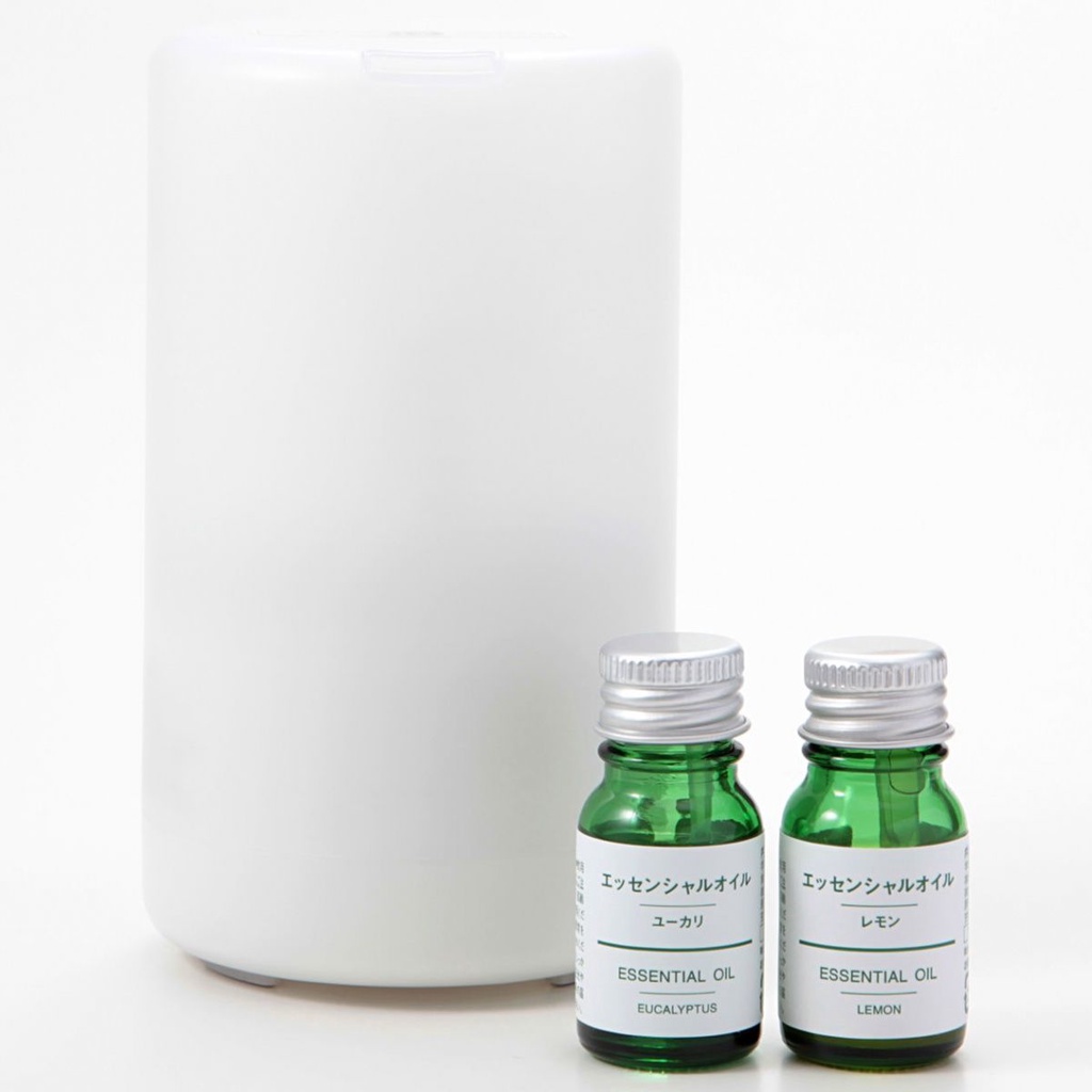 ✽◎(จุด) MUJI Muji Ultrasonic Aroma Diffuser Humidifier Set Aromatherapy Essential Oil to help sleep and relax