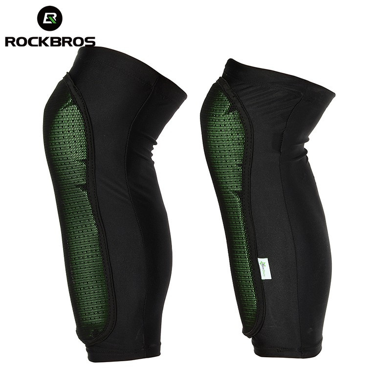 ROCKBROS ปลอกสวมหุ้มหัวเข่าสําหรับเล่นกีฬาขี่จักรยาน Mtb เดินป่าตั้งแคมป์