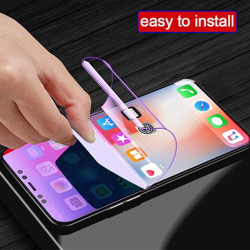 Anti Bluelight Full Cover Hydrogel Film Samsung Galaxy A8S A8 Star A9 Star Lite S10/S9/S8 Plus S7 Screen Protector