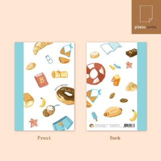 BUN NOTEBOOK 3 แถบฟ้า [PLAIN] : Bunbooks