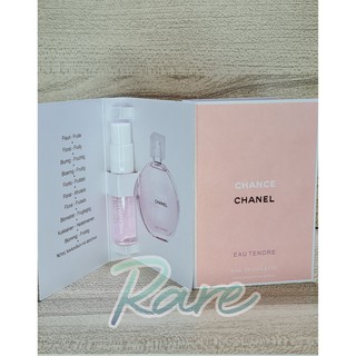 Chanel Chance Eau Tendre EDT 2ml.ขวดแก้วหัวสเปรย์ ขนาดทดลอง