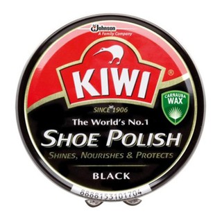 ขี้ผึ้งตลับขัดรองเท้า 45 มล. KIWI สีดำKIWI PASTE 45ML BLACK