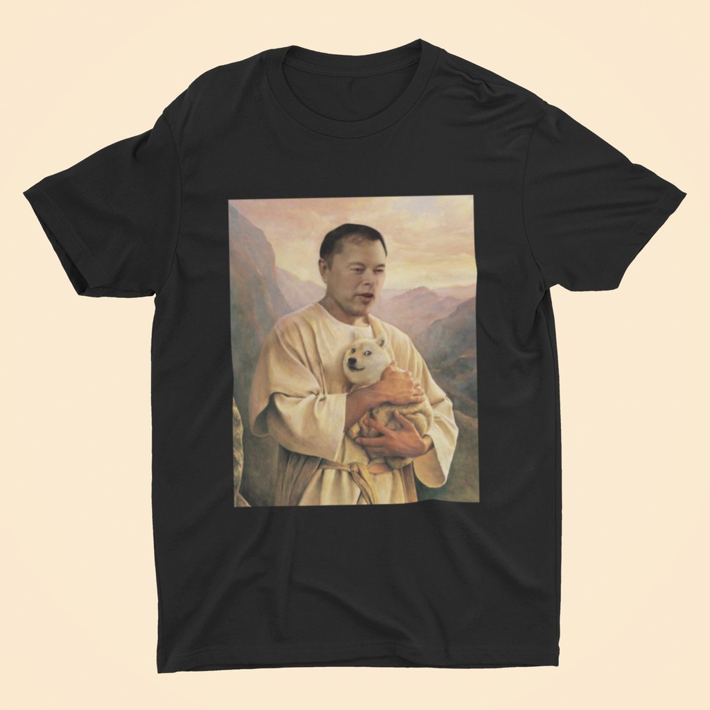 พร้อมส่งจากไทย 🚀 เสื้อคริปโต ลาย Elon Doge Coin 🙌