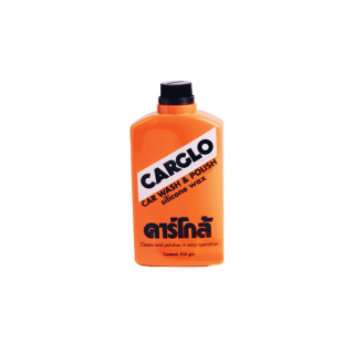 [โค้ด QJQRJ ลด 20%] CARGLO คาร์โกล้ น้ำยาขัดรถและเคลือบสีรถ 454 กรัม CAR WASH & POLISH silicone wax 454 g.