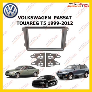 กรอบวิทยุVOLKSWAGEN PASSAT SCIROCCO TOUAREG ปี1999-2012 สำหรับ7นิ้ว รหัสNV-VW-007