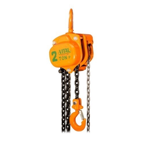 VITAL (ไวทัล) รอกโซ่ 2 ตัน VITAL รุ่น VP5 ระยะยกได้ 3 เมตร แบบโซ่ 1 ทบ (V041-0040)