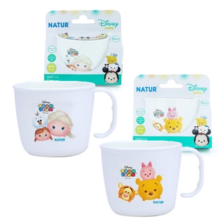 NATUR แก้วน้ำเด็ก ลายลิขสิทธิ์ Disney TSUM หมีพูห์ เอลซ่า 30039