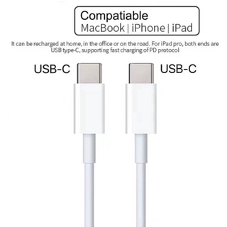 สายชาร์จ Type C เป็น Type C USB-C เป็น USB-C ขนาด 1 เมตร 2 เมตร สําหรับ IPad Pro 11 Mac Book Air 4 IPadPro 12.9