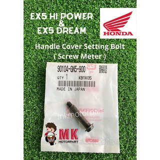 (ญี่ปุ่น) ฝาครอบมือจับ สกรูมิเตอร์ สําหรับ Honda EX5 Hi Power DREAM BSH 90104-GN5-900 Skru