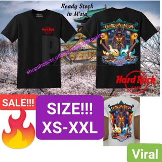 เสื้อยืดแขนสั้น พิมพ์ลาย Virus Osaka BAJU Hard Rock Osaka ทรงหลวม คุณภาพสูง สไตล์เกาหลี สตรีท แฟชั่นสําหรับผู้ชาย และผู้หญิง