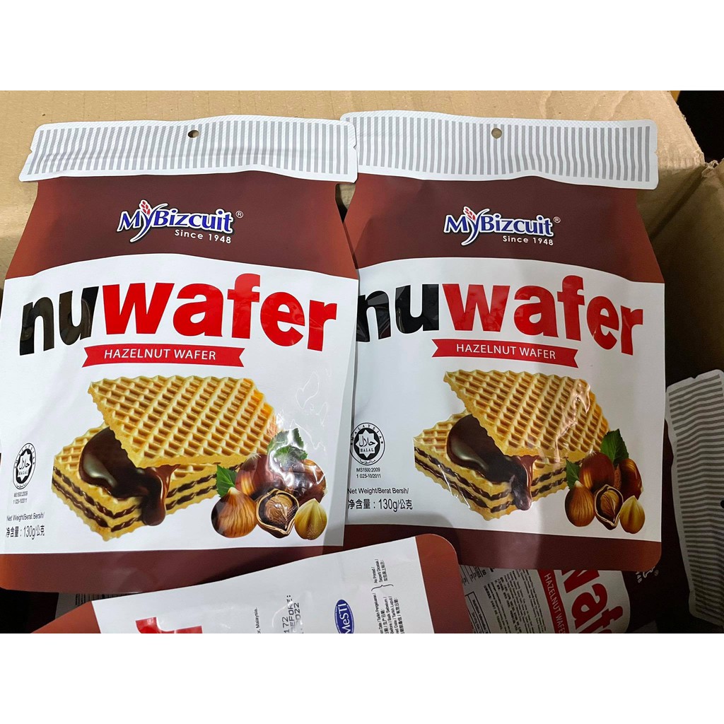 Nuwafer นูเวเฟอร์ไส้เฮเซลนัท 1 ห่อ/2ห่อ/3ห่อ เวเฟอร์