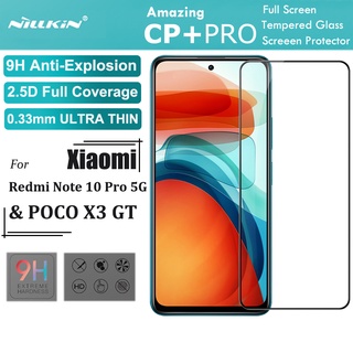 Nillkin กระจกนิรภัยกันรอยหน้าจอ 9H 0.33 มม. 2.5D 9H สําหรับ Xiaomi Poco X3 GT 5G