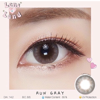 คอนแทคเลนส์รายเดือน รุ่น Run Gray bylensland